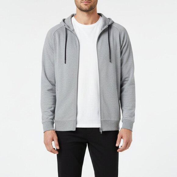 BCG Men's Double Knit Fleece Full-Zip Jacket - Picture 1 of 4